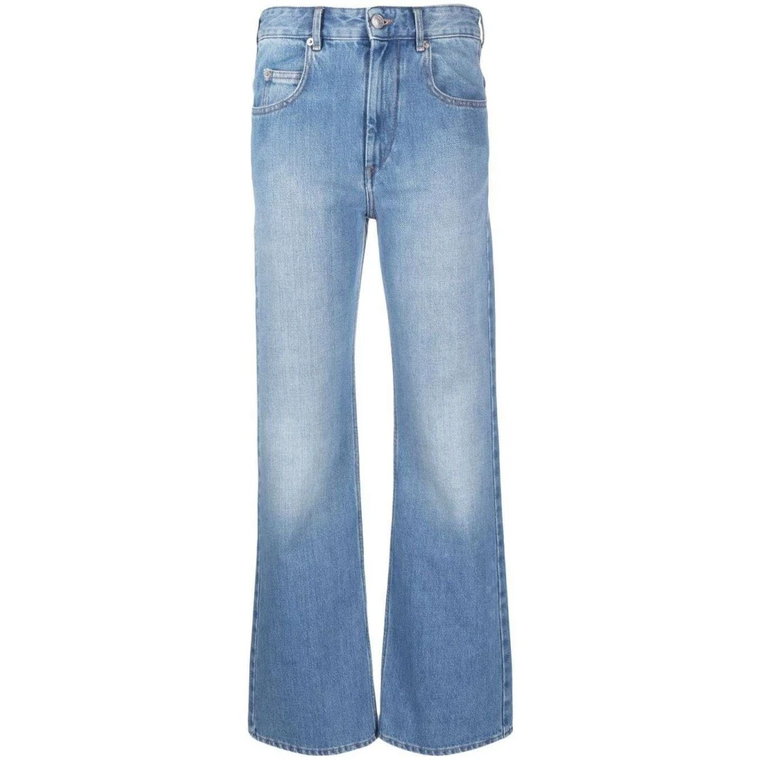 Jasnoniebieskie High-Rise Bootcut Jeans Isabel Marant Étoile