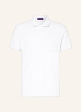 Ralph Lauren Purple Label Koszulka Polo Z Materiału Frotte weiss