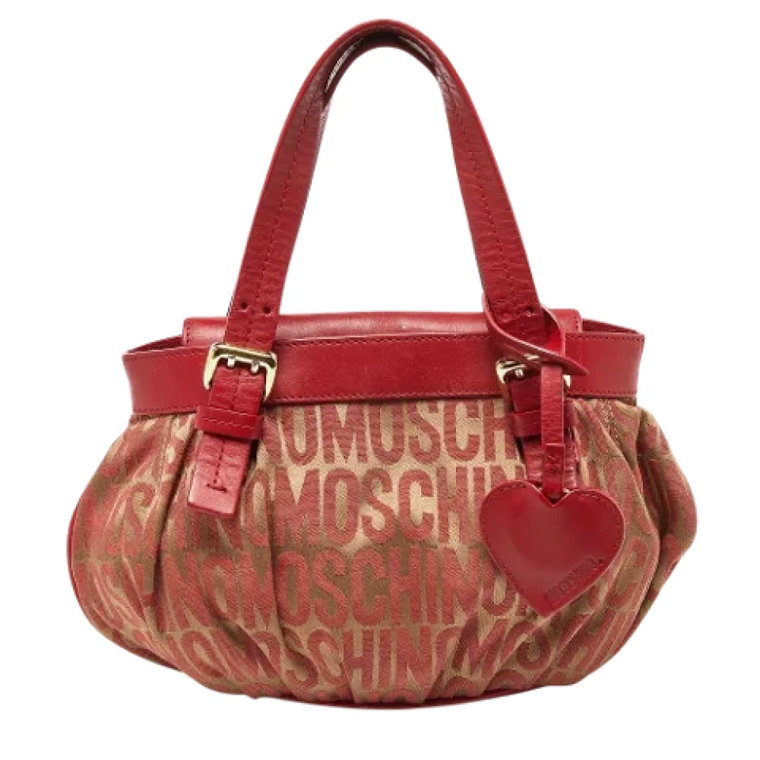 Pre-owned Canvas handbags Moschino Pre-Owned