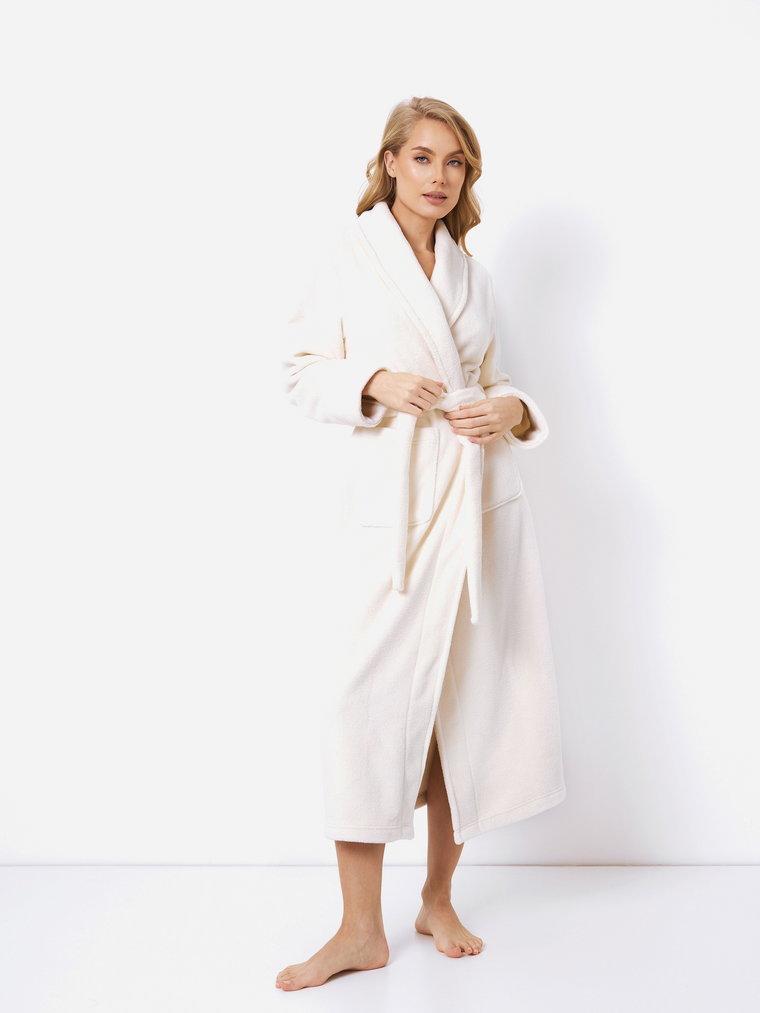 Szlafrok Aruelle Teodora bathrobe L Biały (5905616140070). Szlafroki damskie