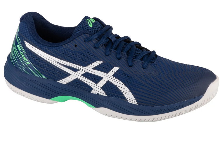 ASICS Gel-Game 9 1041A337-401, Męskie, Granatowe, buty do tenisa, syntetyk, rozmiar: 42