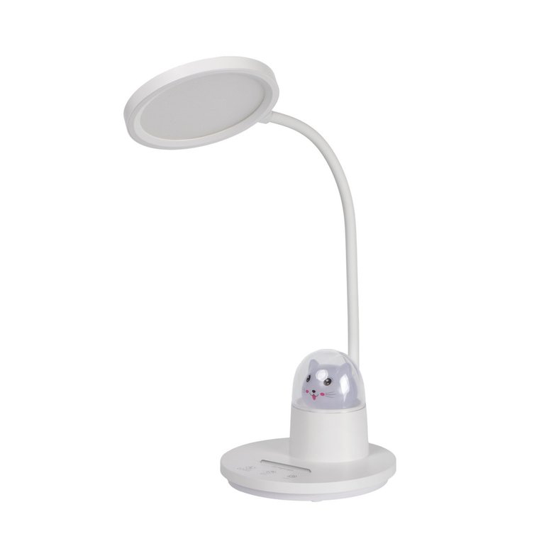 Lampka biurkowa dla dzieci lampa nocna LED LL BINED LED W kotek uchwyt