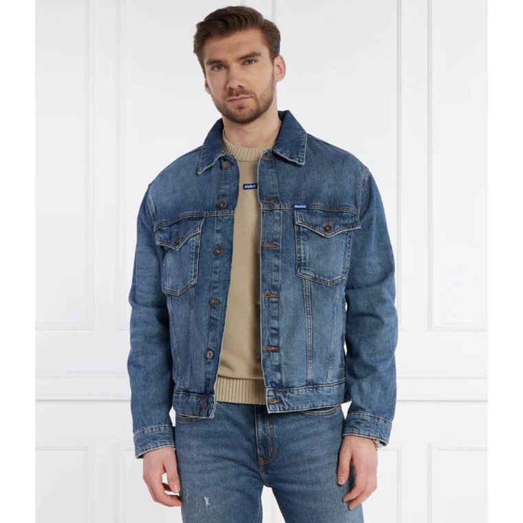 Hugo Blue Kurtka jeansowa Dex | Regular Fit