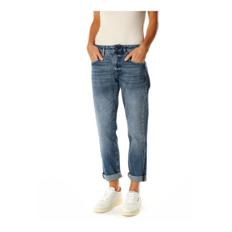 Mid Waist Boyfriend Fit Jeans G-star