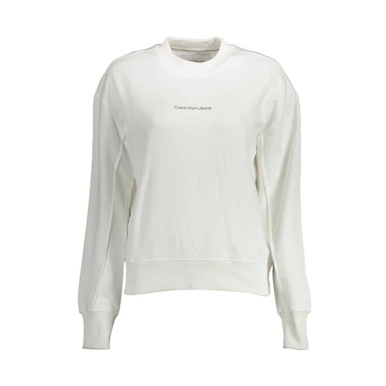 Bluza Calvin Klein bez Zip Woman White Calvin Klein