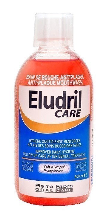 Eludril Care Anti-Plaque Płyn do płukania jamy ustnej 500 ml