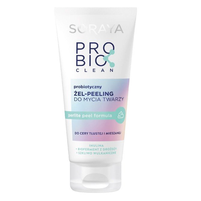 Soraya Probio Clean probiotyczny żel-peeling do mycia twarzy do cery tłustej i mieszanej 150ml