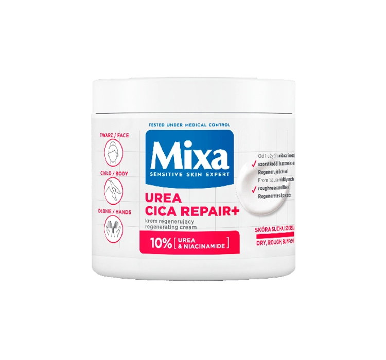 MIXA UREA CICA REPAIR+ MULTIFUNKCYJNY KREM REGENERUJĄCY DO CIAŁA, TWARZY I DŁONI 400ML