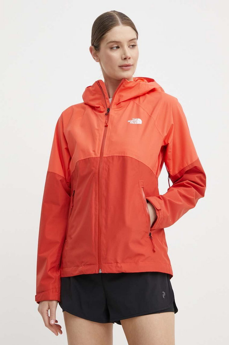 The North Face kurtka outdoorowa Diablo Dynamic kolor pomarańczowy NF0A87GPOAZ1