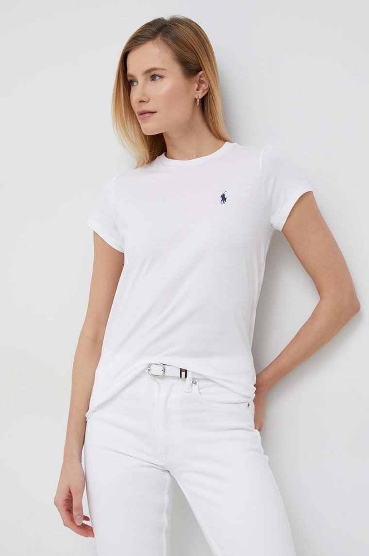 Polo Ralph Lauren t-shirt bawełniany kolor biały 211898698