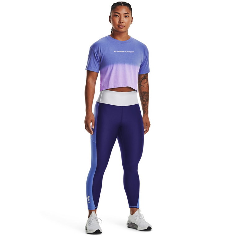 Damskie legginsy treningowe Under Armour - granatowe