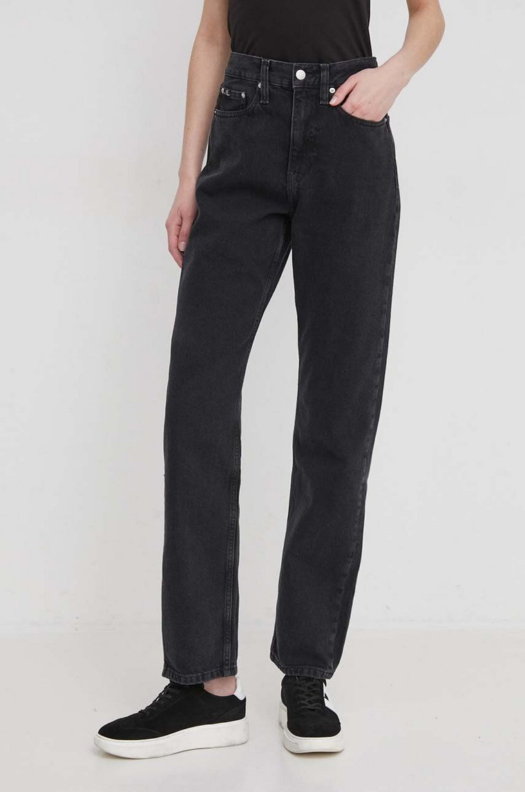 Calvin Klein Jeans jeansy damskie high waist