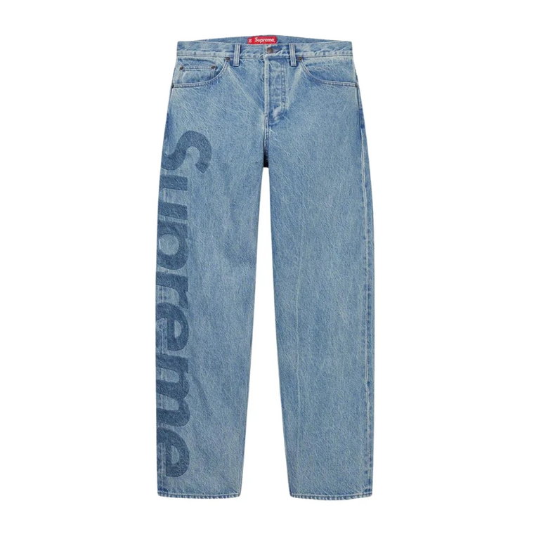 Klasyczne Niebieskie Jeansy Limited Edition Supreme