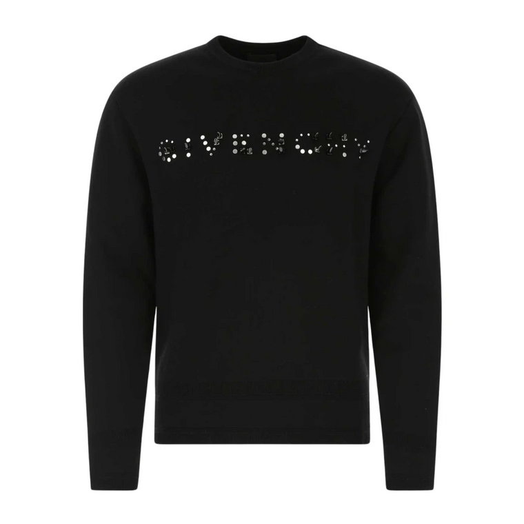 Odzież dzianinowa, Pozostań ciepły i stylowy z tą męską sweterem z okrągłym dekoltem Givenchy