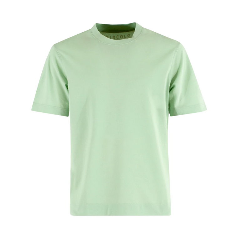 Zielony Aqua Jersey Piquet T-Shirt Circolo 1901