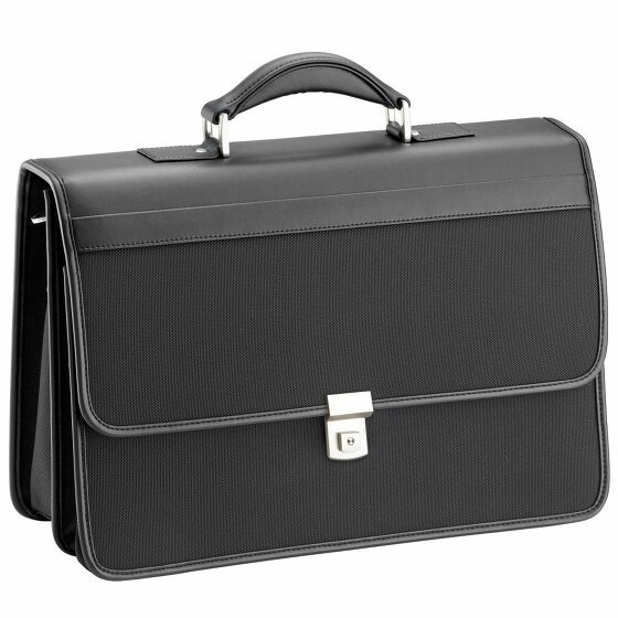 d&n Basic Briefcase 43 cm przegroda na laptopa schwarz