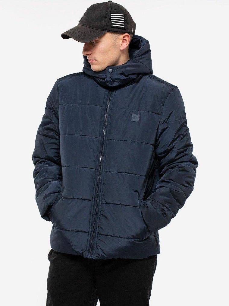 Hooded Puffer Jacket Navy TB1807