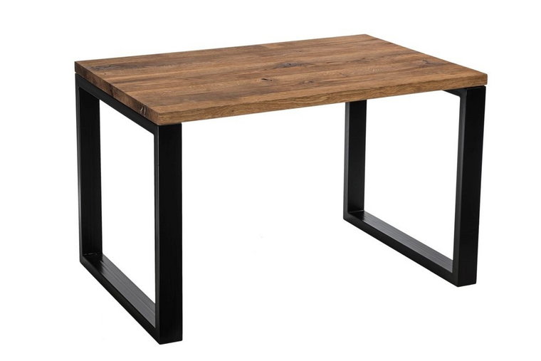 Stół MIA HOME Wooden, czarno-brązowy, 74x120x80 cm
