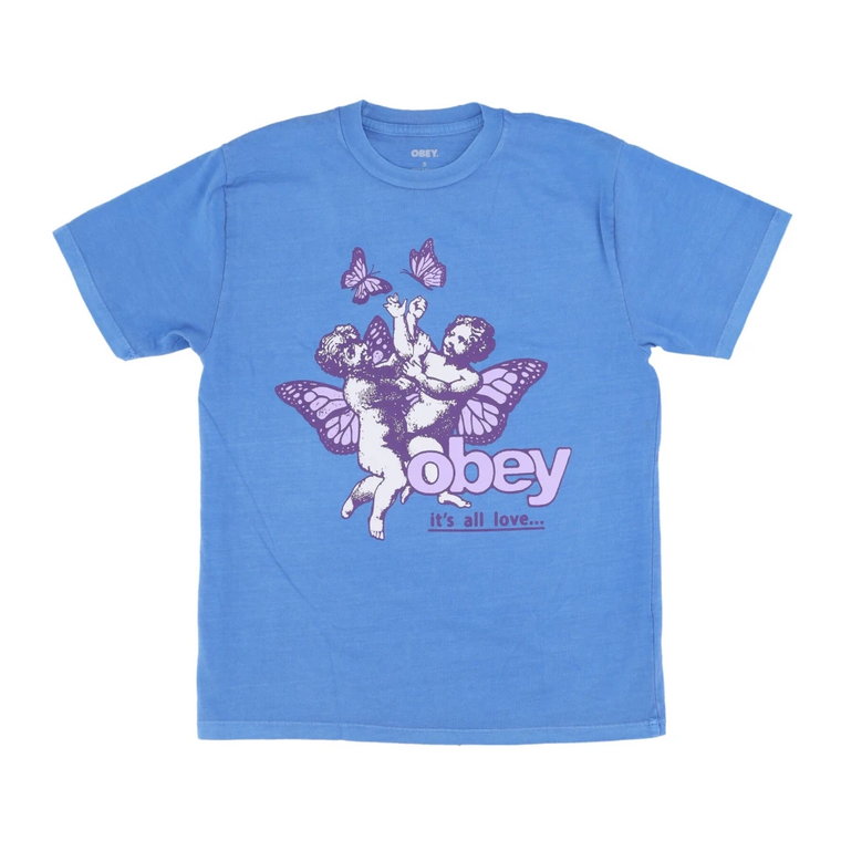 Cherubs Love Pigment Choice Azure T-Shirt Obey