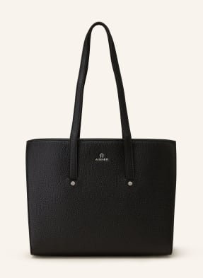 Aigner Torba Shopper Ivy Stud Z Saszetką schwarz