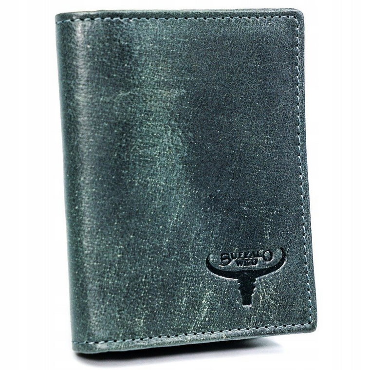 Niewielki portfel męski Buffalo Wild RFID wersja pionowa
