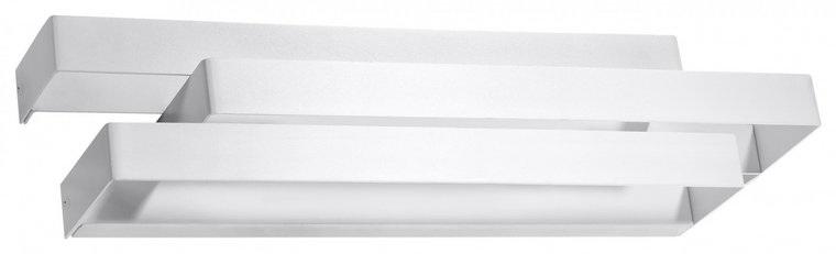 Biały geometryczny kinkiet LED - EX524-Frosi