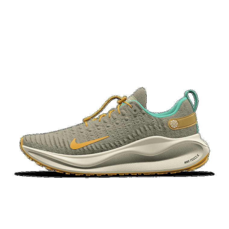 Męskie personalizowane buty do biegania po asfalcie Nike InfinityRN 4 By You - Zieleń