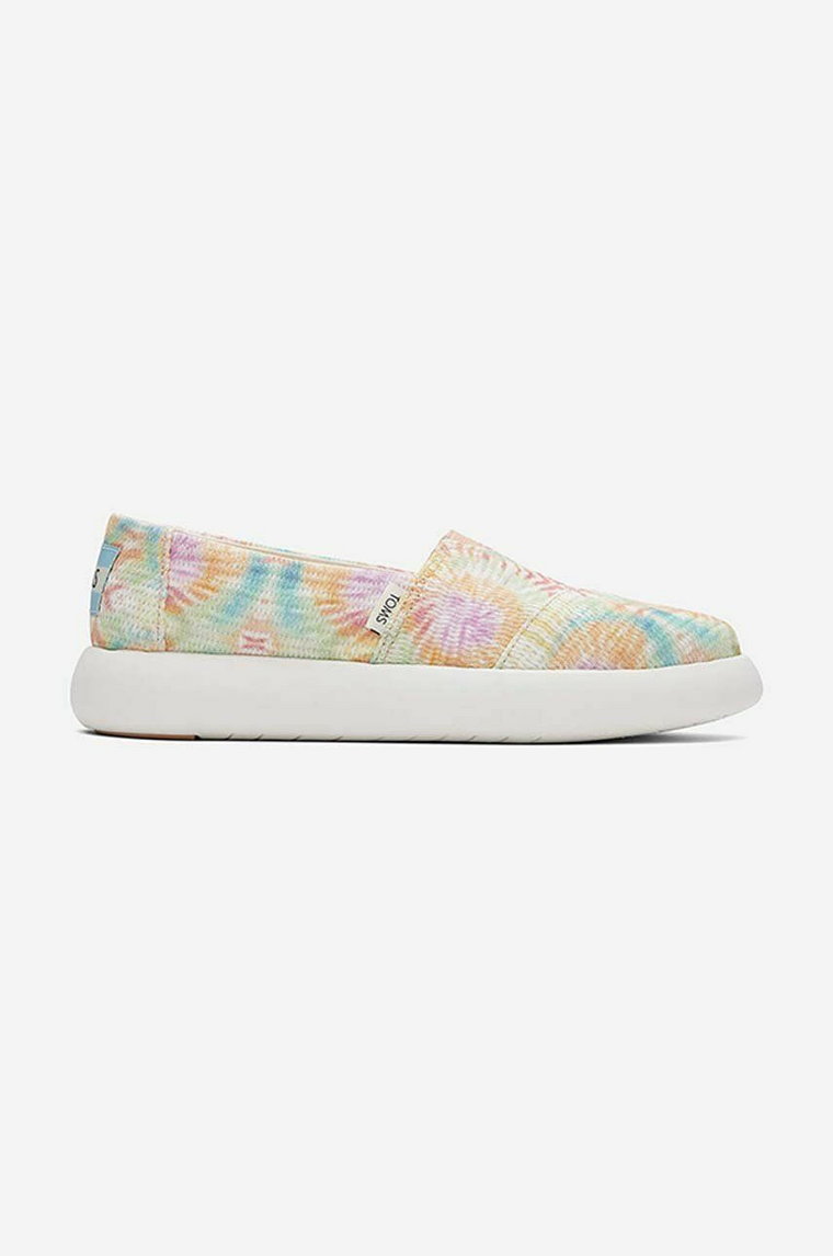 Toms espadryle Tie Dye Crochet Mallow