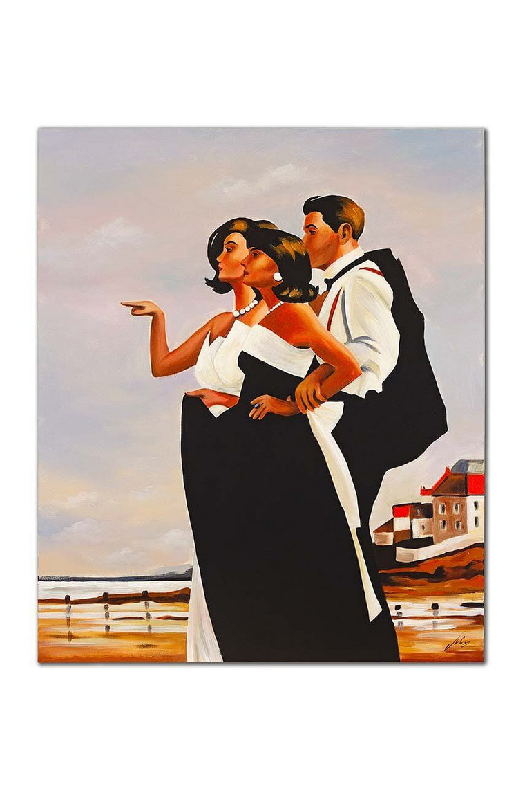 reprodukcja namalowana olejem Jack Vettriano, The Missing Man II