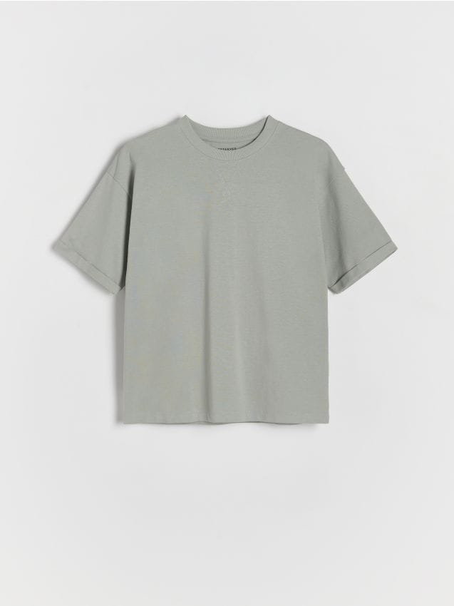 Reserved - T-shirt oversize - zielony