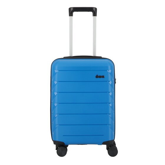 d&n Travel Line 4100 4 kółka Walizka kabinowy S 54 cm blue