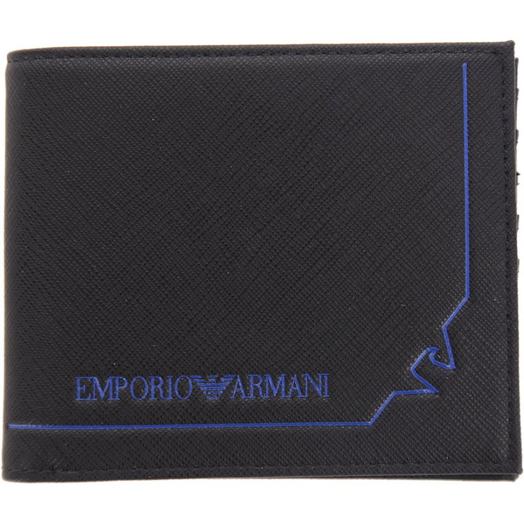 Czarne Portfele od Emporio Armani Emporio Armani