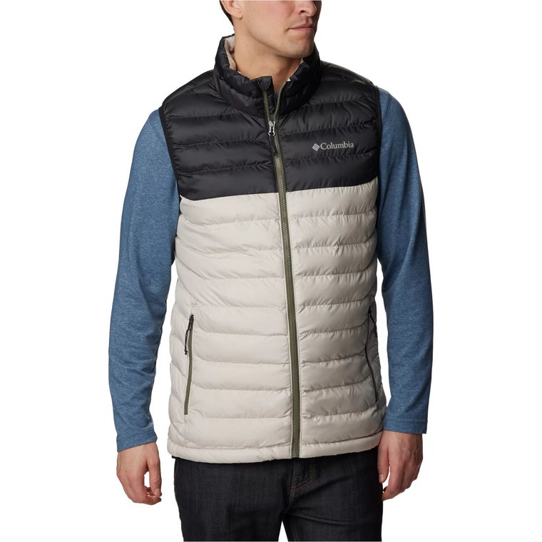 Columbia Powder Lite Vest 1748031278, Męskie, Beżowe, bezrękawniki, poliester, rozmiar: L