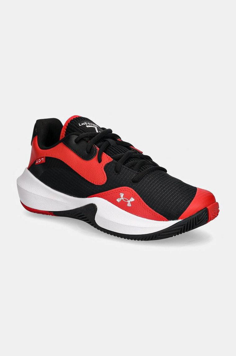 Under Armour obuwie do koszykówki Lockdown 7 Low kolor czerwony 3027646