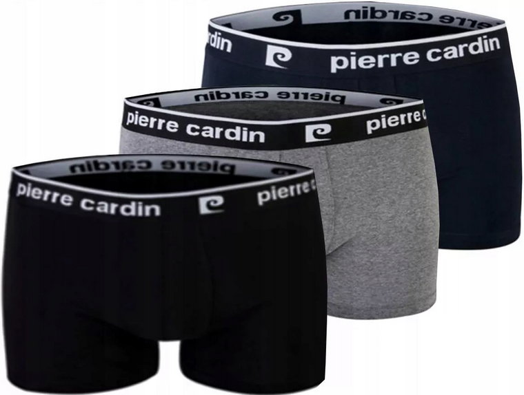 Pierre Cardin Bokserki Męskie 3 Pak MIX 3-KOLORY L