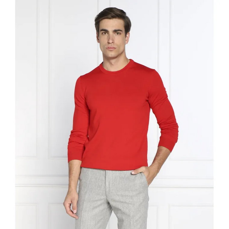 HUGO Wełniany sweter San Cedric-M1 | Regular Fit