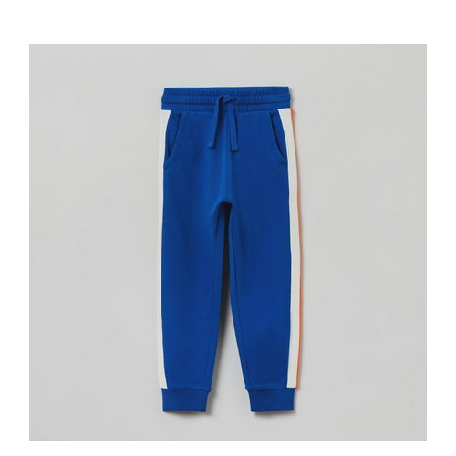 Spodnie dresowe jogger dziecięce OVS 1829087 134 cm Blue (8056781694695). Spodnie dresowe chłopięce