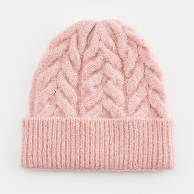 Sinsay - Czapka beanie - Różowy