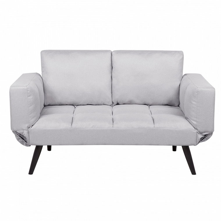 Sofa rozkładana tapicerowana jasnoszara BREKKE kod: 4251682207669