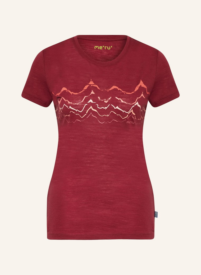 MeRu' T-Shirt Trofa Z Wełną Merino rot