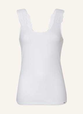 Skiny Top Every Day In Cotton weiss