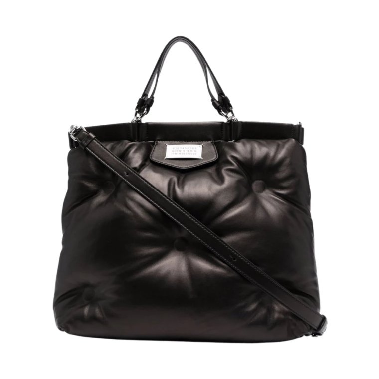 Czarna Glam Slam Shopping Bag Maison Margiela