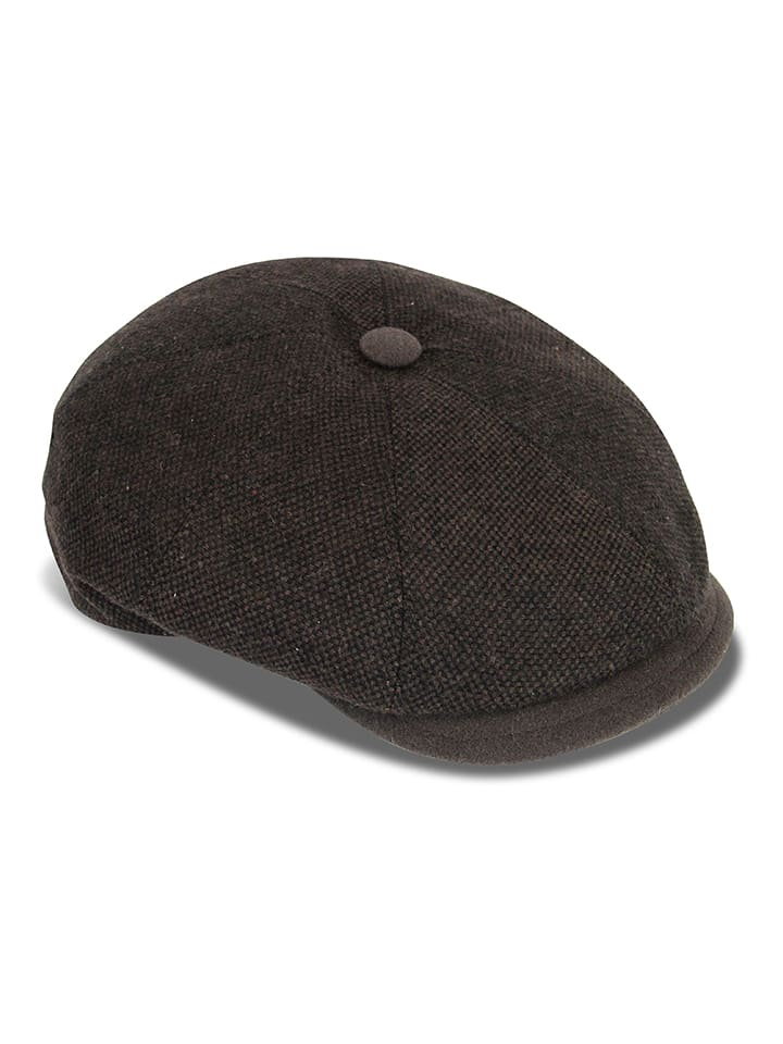 MGO leisure wear Beret "Arthur" w kolorze ciemnobrązowym