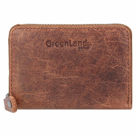 Greenland Nature Montana Credit Card Case RFID Leather 10,5 cm braun