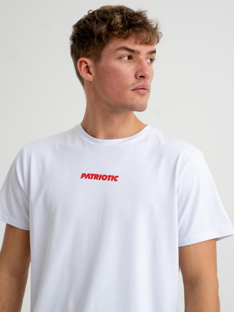 Koszulka Męska Z Krótkim Rękawem Biała Patriotic Futura Mini