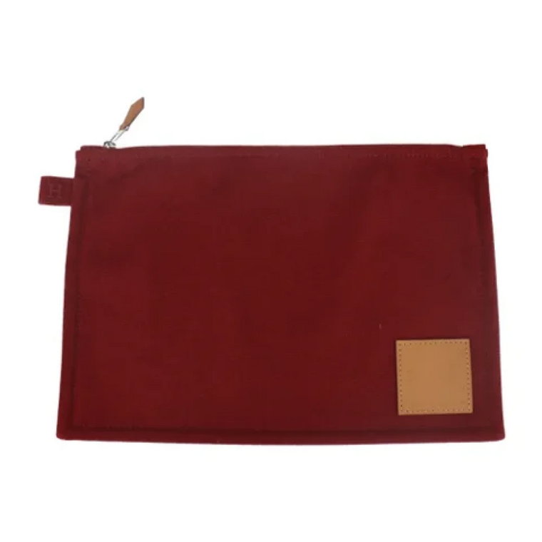 Pre-owned Cotton clutches Hermès Vintage