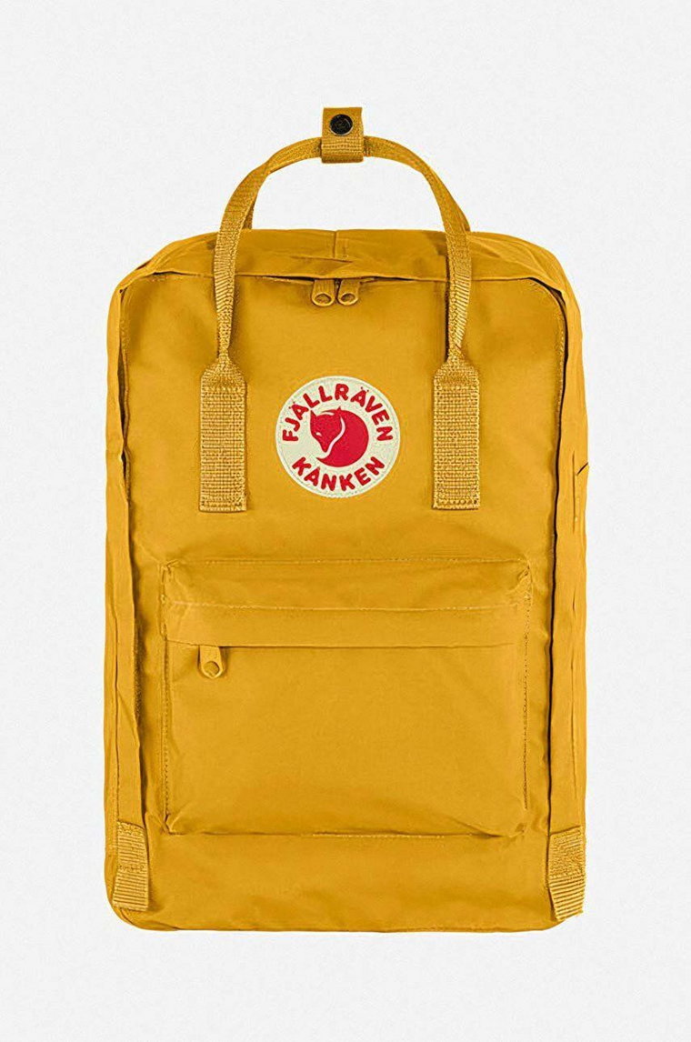 Fjallraven plecak Kanken Laptop kolor żółty duży gładki F23524.160-160