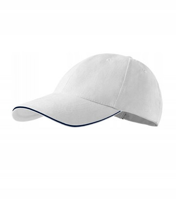 Uniwersalna czapka z daszkiem Malfini biała