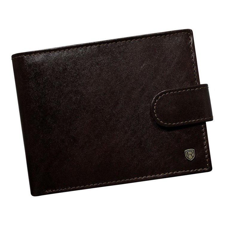 Skórzany męski portfel Rovicky N61-RVT RFID