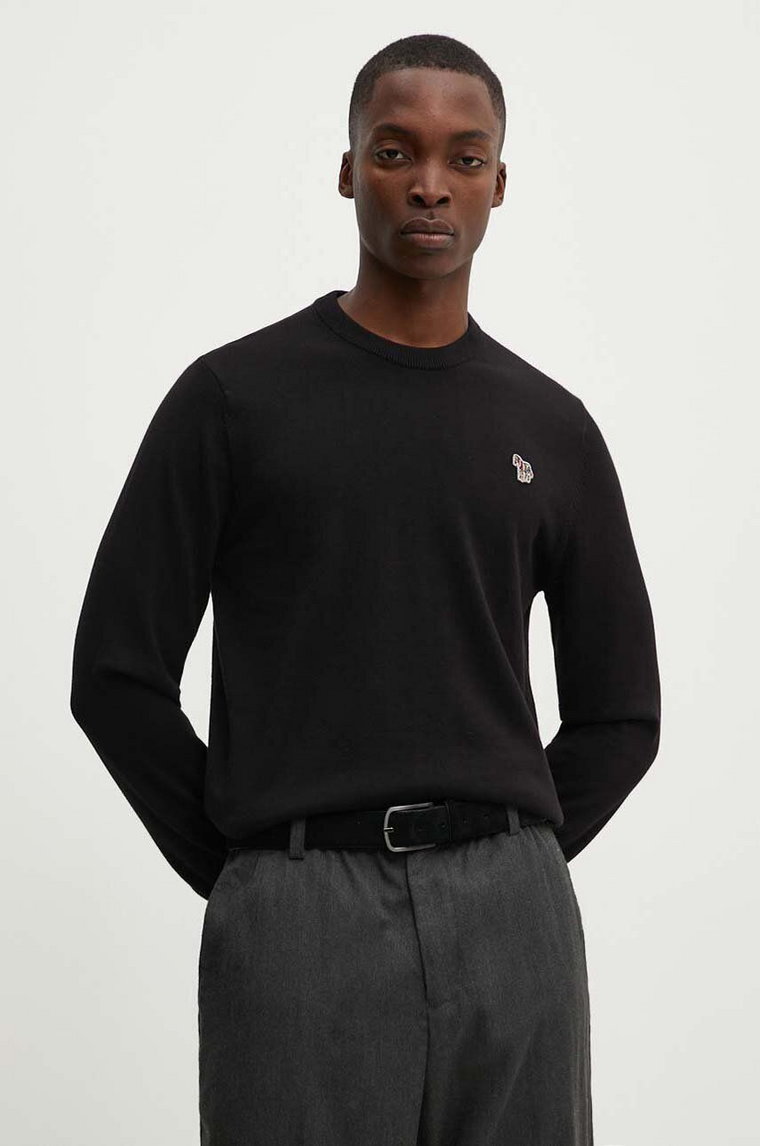 PS Paul Smith sweter bawełniany kolor czarny lekki M2R.200YZ.L21858